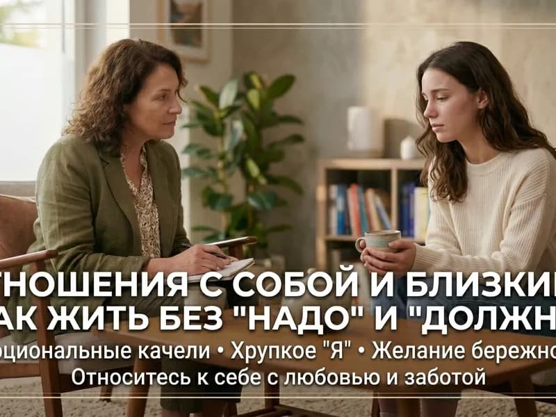 Отношения с собой и близкими без «качелей»: «От драмы к близости»