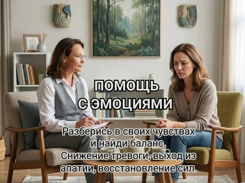 Помощь с эмоциями: Стресс, тревога и эмоциональное выгорание